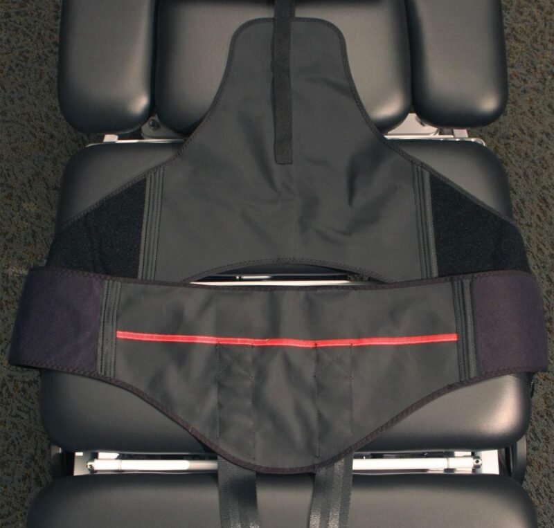 Photo of a Decompression Traction Accessory Package on a chair