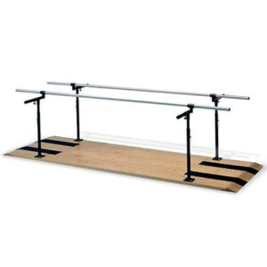 Photo of Hausmann Manually Adjustable Parallel Bars Model 1390 from the side