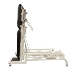 Photo of a Pivotal Health HY1002 Elevating Therapy Tilt Table from the side