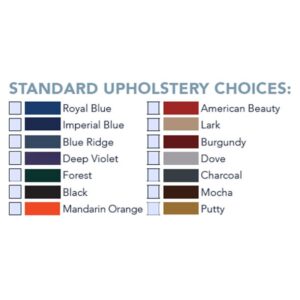 Photo of a Pivotal Health HY1002 Standard Upholstery Choices