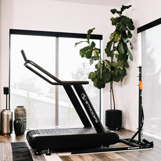 Photo of a Stroops Optimill Motorless Treadmill from the side